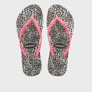 Havaianas Slim Leopard Animal Sandal